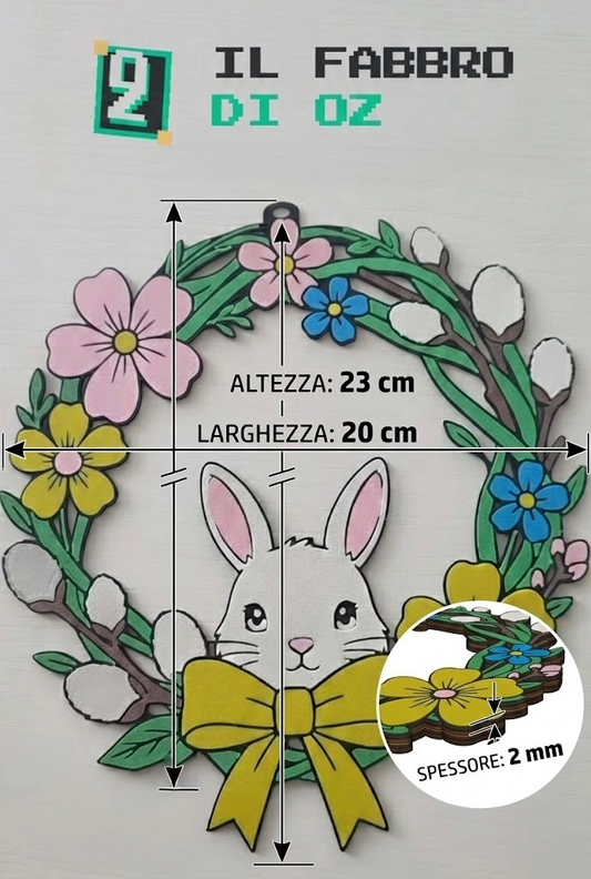 Ghirlanda Pasquale in Stampa 3D - Il Fabbro di Oz